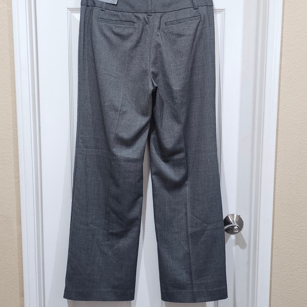 Ann Taylor Signature Wide Leg Career Pants 6P Gray Office Core Trouser - Picture 4 of 8